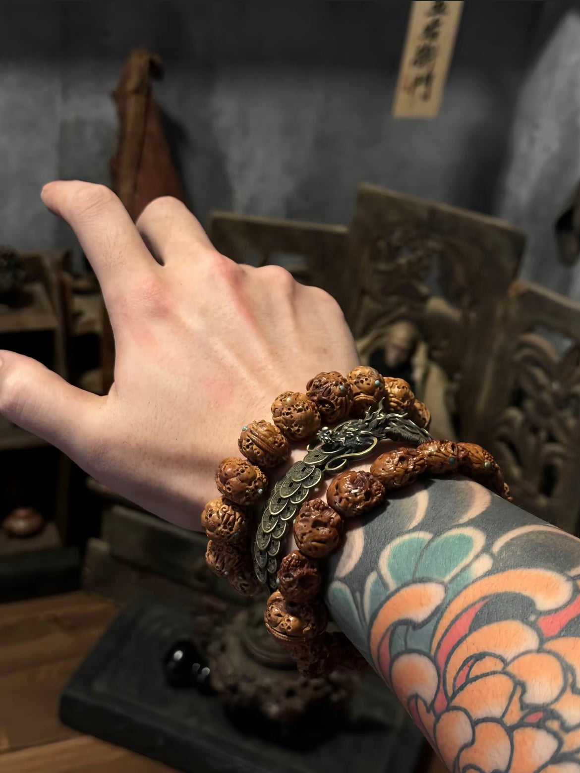 Wulei Town Money Bracelet Five Thunder Taoist Wealth Talisman Prosperity