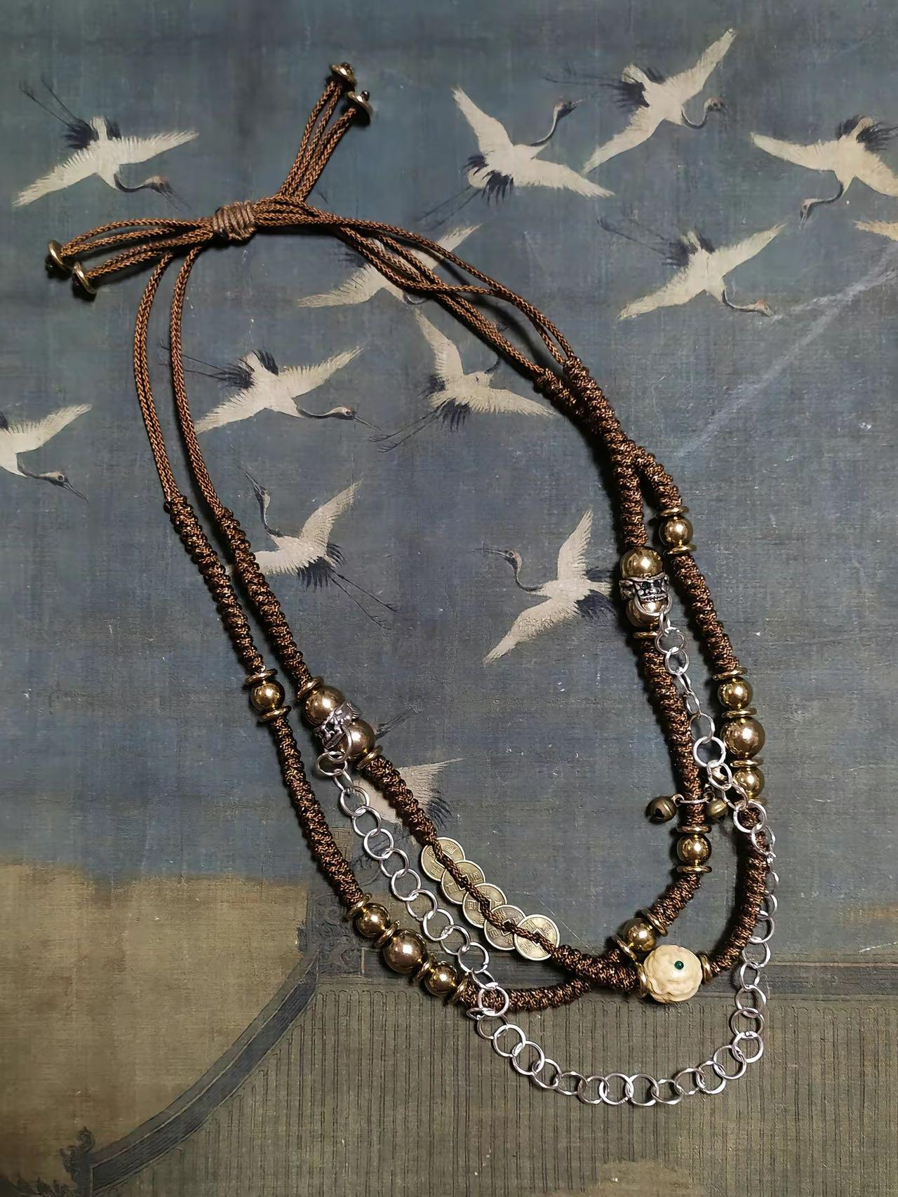 Wuqi Emperor Hunting Necklace Taoist Imperial Protection Feng Shui Mystical Artifact