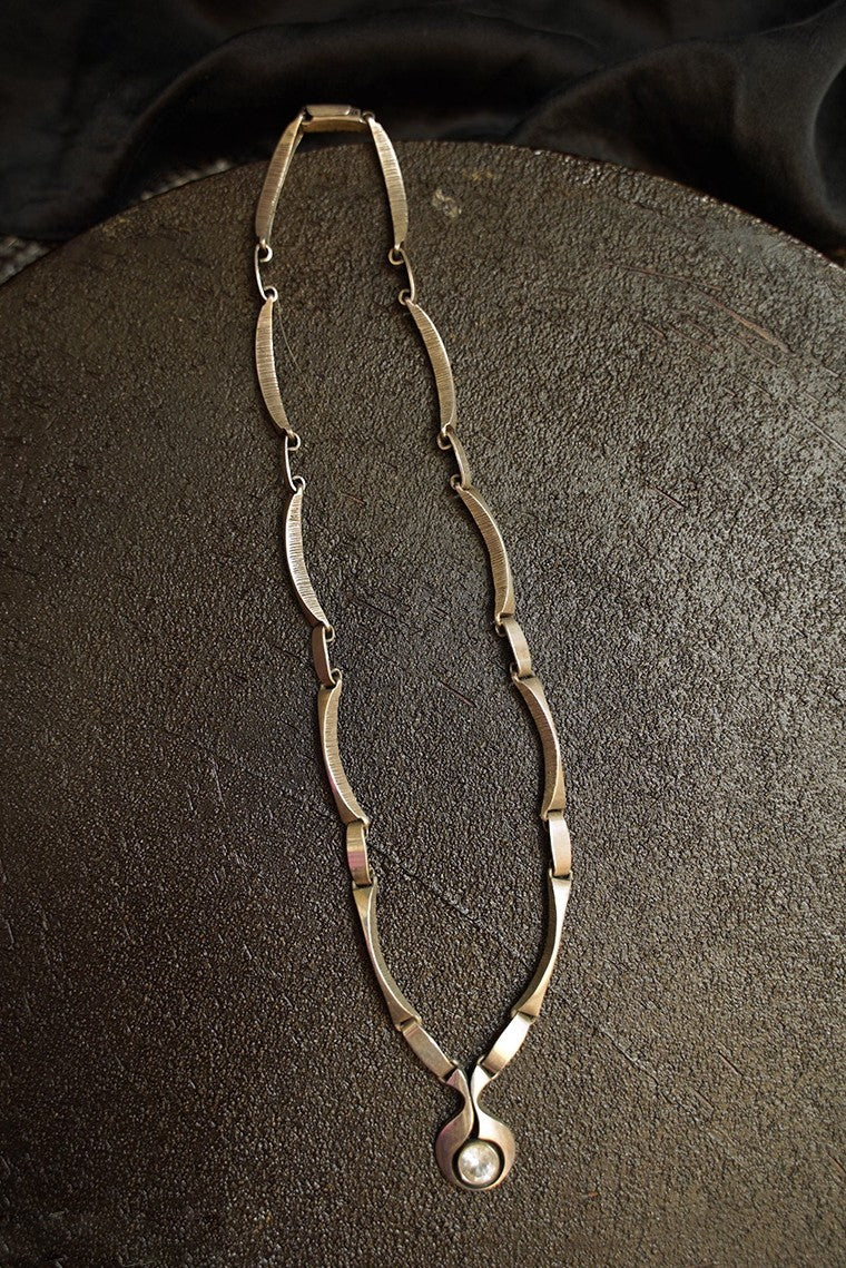 Whitewater Vintage Silver Necklace
