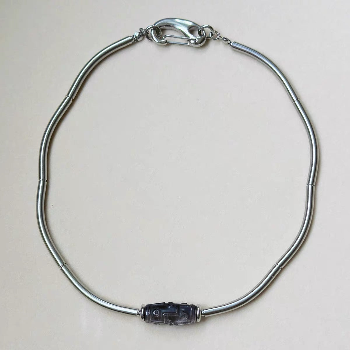 Tibetan Dzi Energy Core Necklace