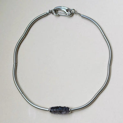 Tibetan Dzi Energy Core Necklace