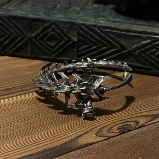 Spine Evil · Tian Gang – Celestial Combat Talisman Bracelet for Energetic Reversal & Divine Protection