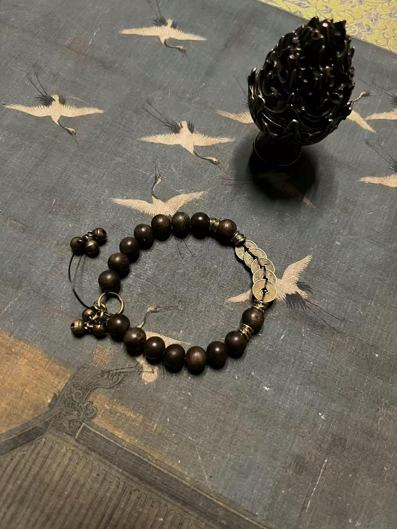 Bell Town Three Disasters Bracelet Taoist Protection Spiritual Jewelry