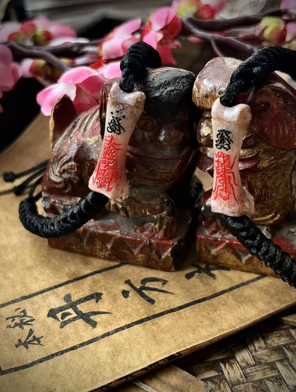 Black Ox Bone Protection Bracelet - Quantum Energy Amulet