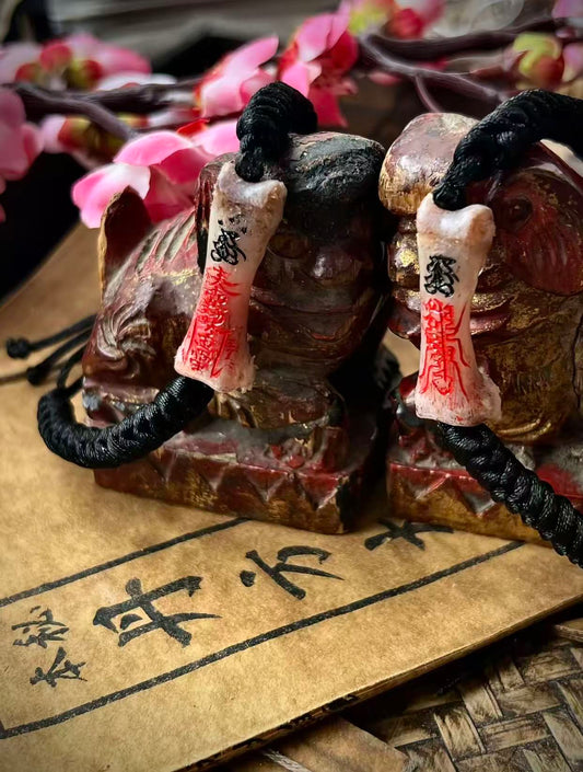 Black Ox Bone Protection Bracelet - Quantum Energy Amulet