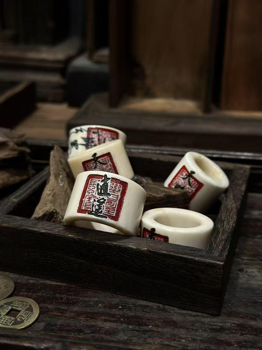 Camel Bone Ring Spiritual Protection Natural Bone Jewelry Grounding