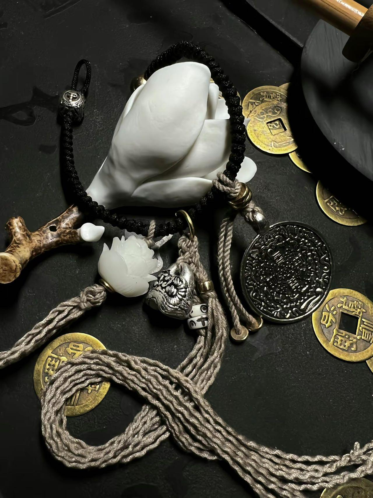 Evil Slash Loyal Hunt Taoist Protection Bracelet Spiritual Talisman Negative Energy