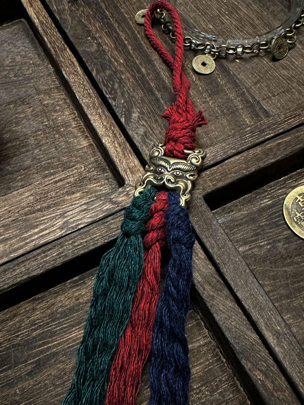 Fire Water Pendant Yin Yang Elemental Talisman Taoist Balance Harmony