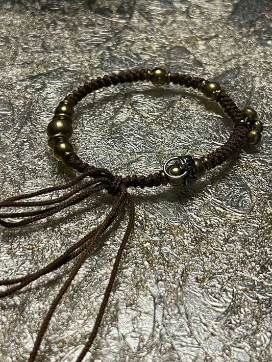 Five Emperors Bracelet Ancient Dynasty Coins Feng Shui Taoist Protection