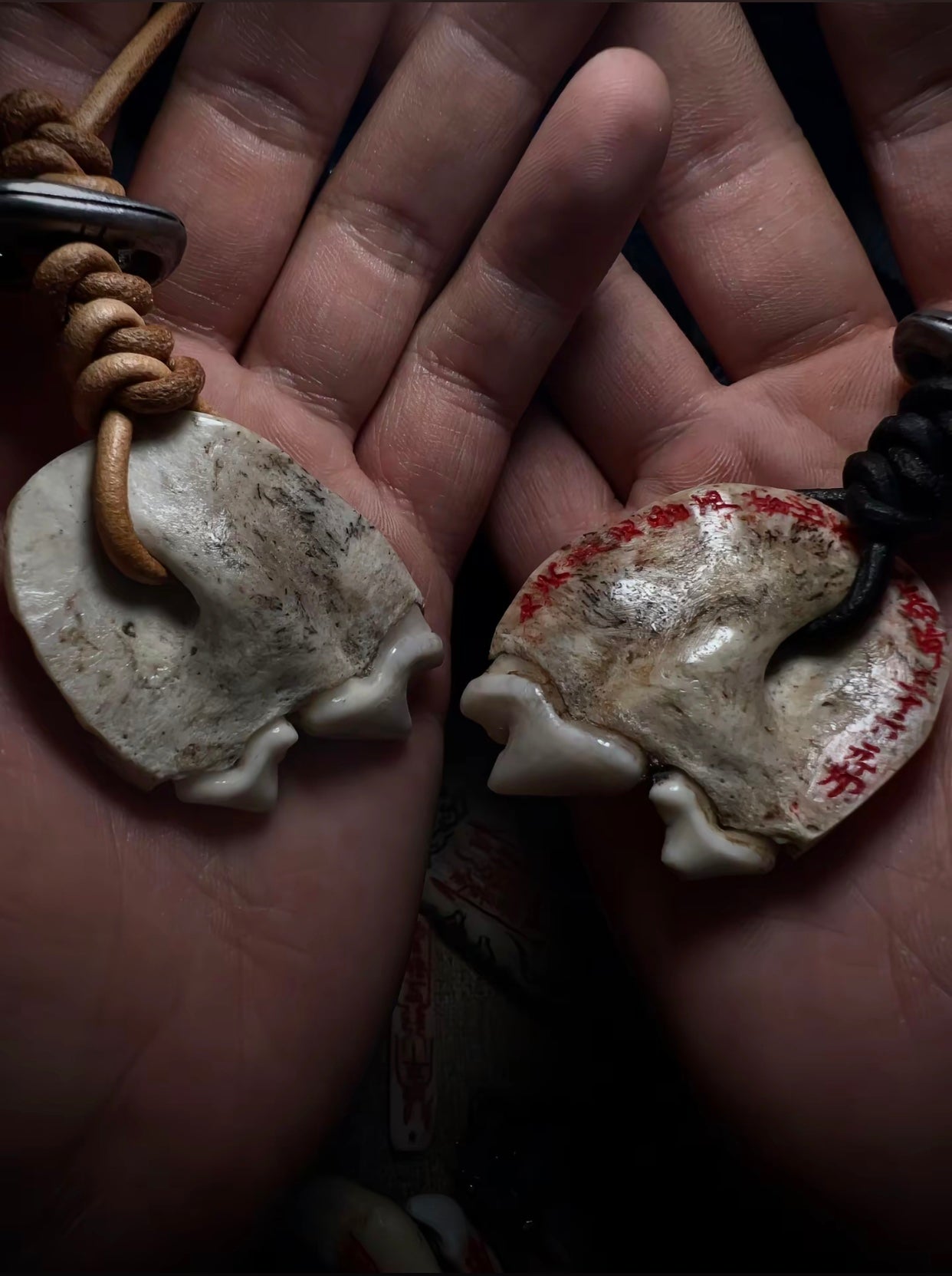 Hound's Tooth Pattern Protective Pendant