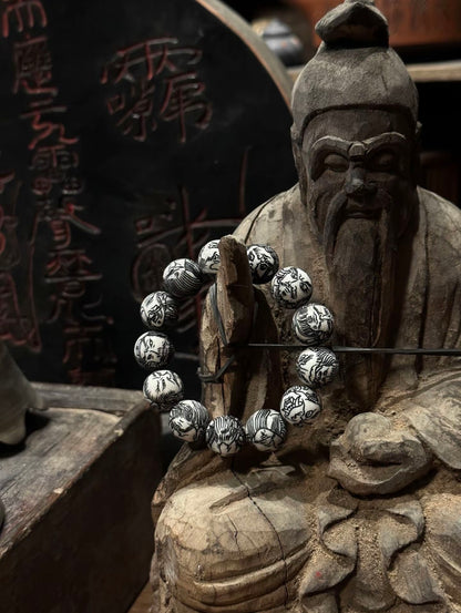 Jade Pivot-Hunter's Chalcedony Goat Jade Rosary Strings