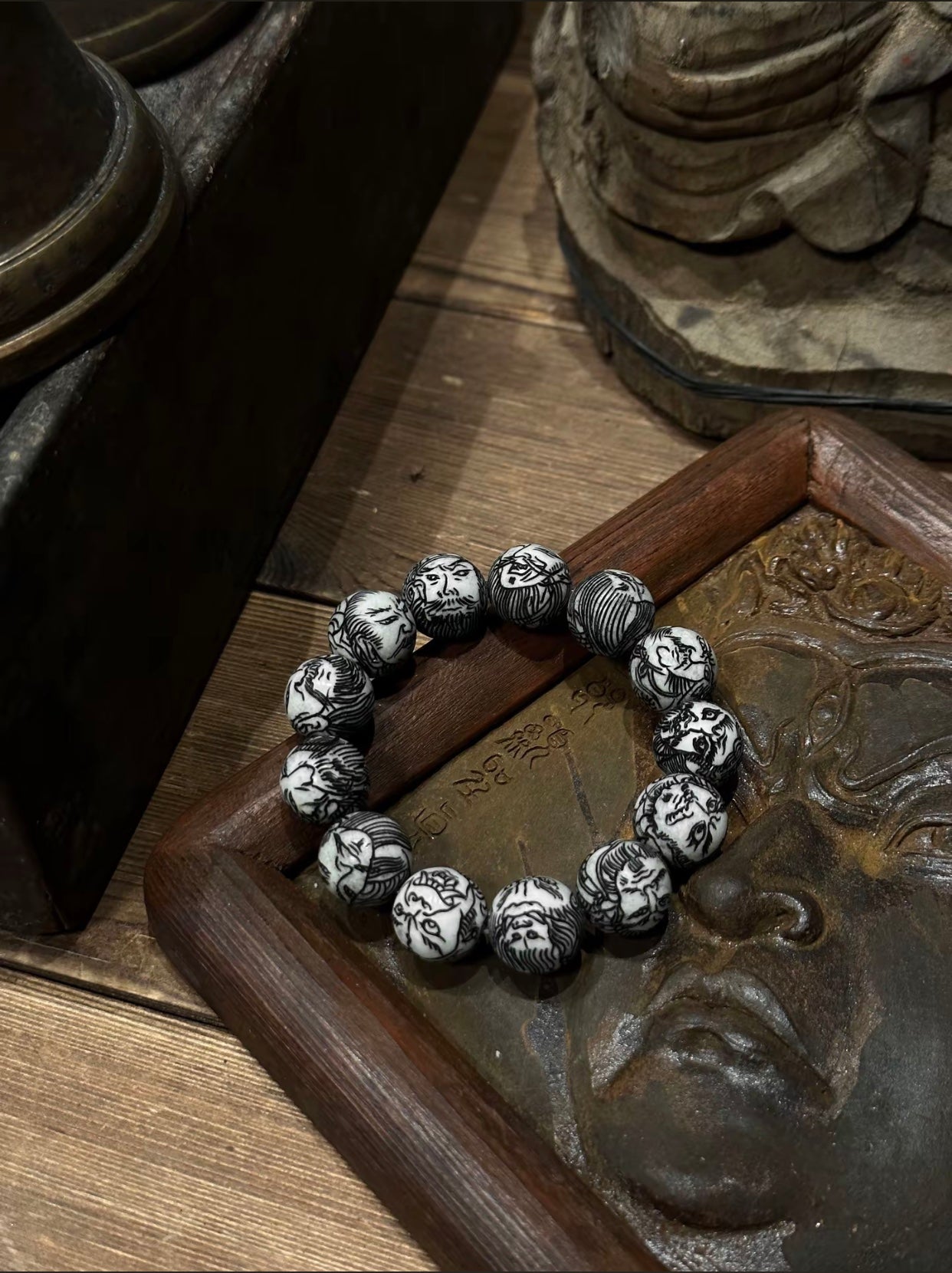 Jade Pivot-Hunter's Chalcedony Goat Jade Rosary Strings