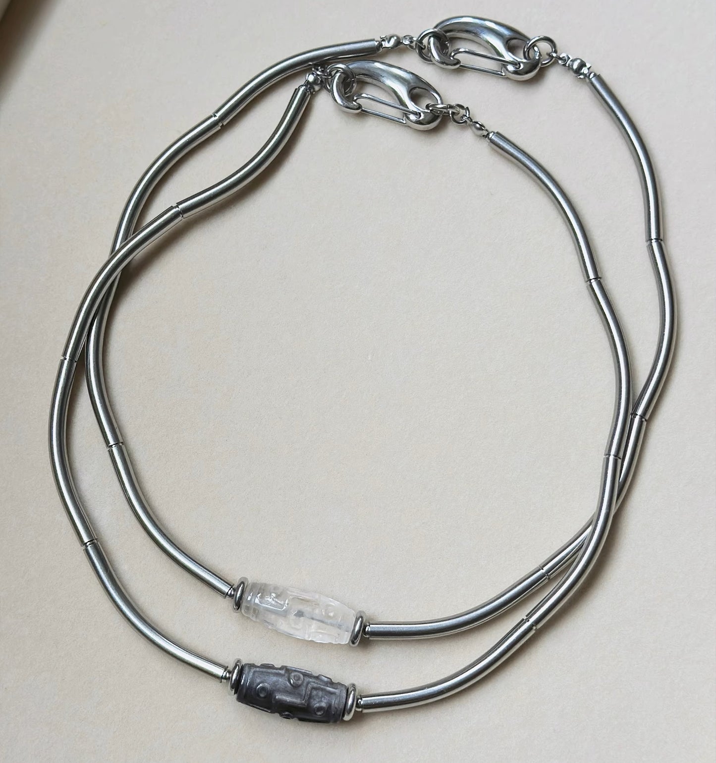 Tibetan Dzi Energy Core Necklace