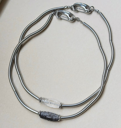 Tibetan Dzi Energy Core Necklace
