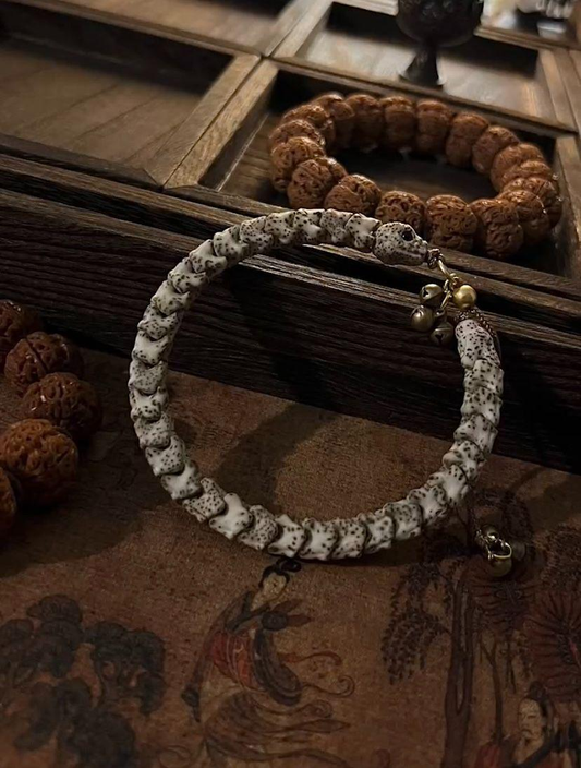 Rattlesnake Bracelet Fearless Transformation Protection Taoist Spiritual Talisma