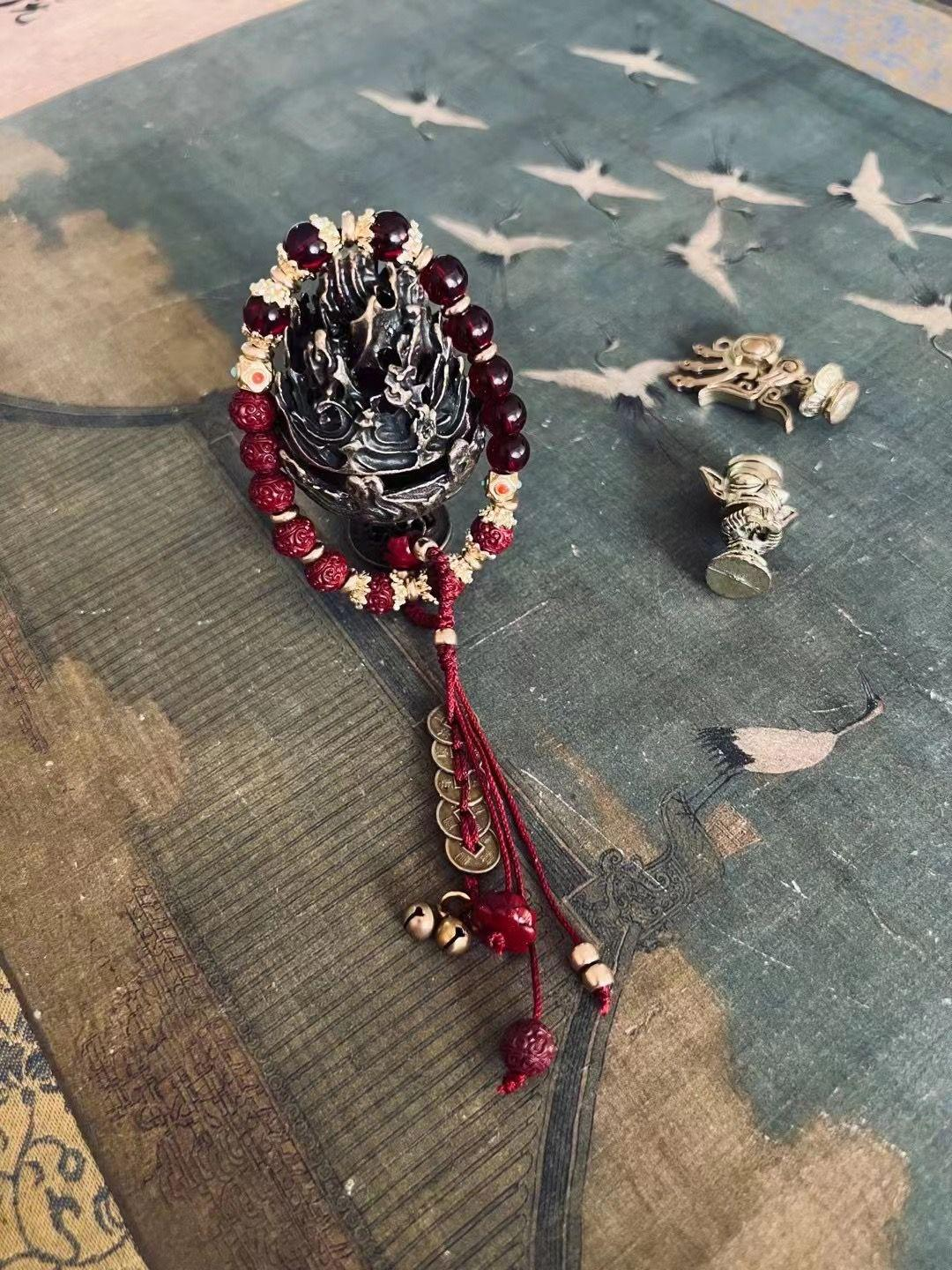 Red Sun Bracelet Taoist Solar Yang Energy Vitality Spiritual Talisman