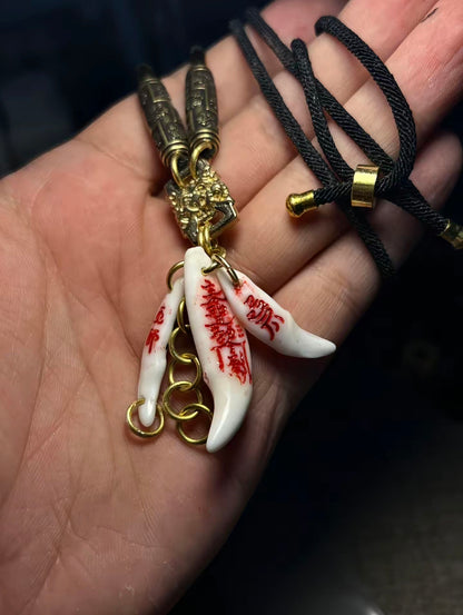 Shazhi Langxu Necklace Taoist Spiritual Tool Feng Shui Energy Defense Protection