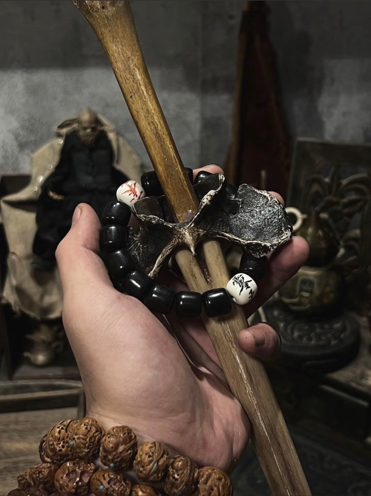 Shazhi Tigang Prayer Beads Taoist Spiritual Meditation Tool Energy Blessing