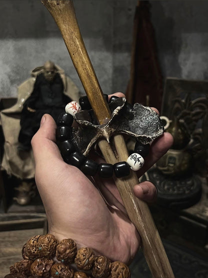 Shazhi Tigang Prayer Beads Taoist Spiritual Meditation Tool Energy Blessing