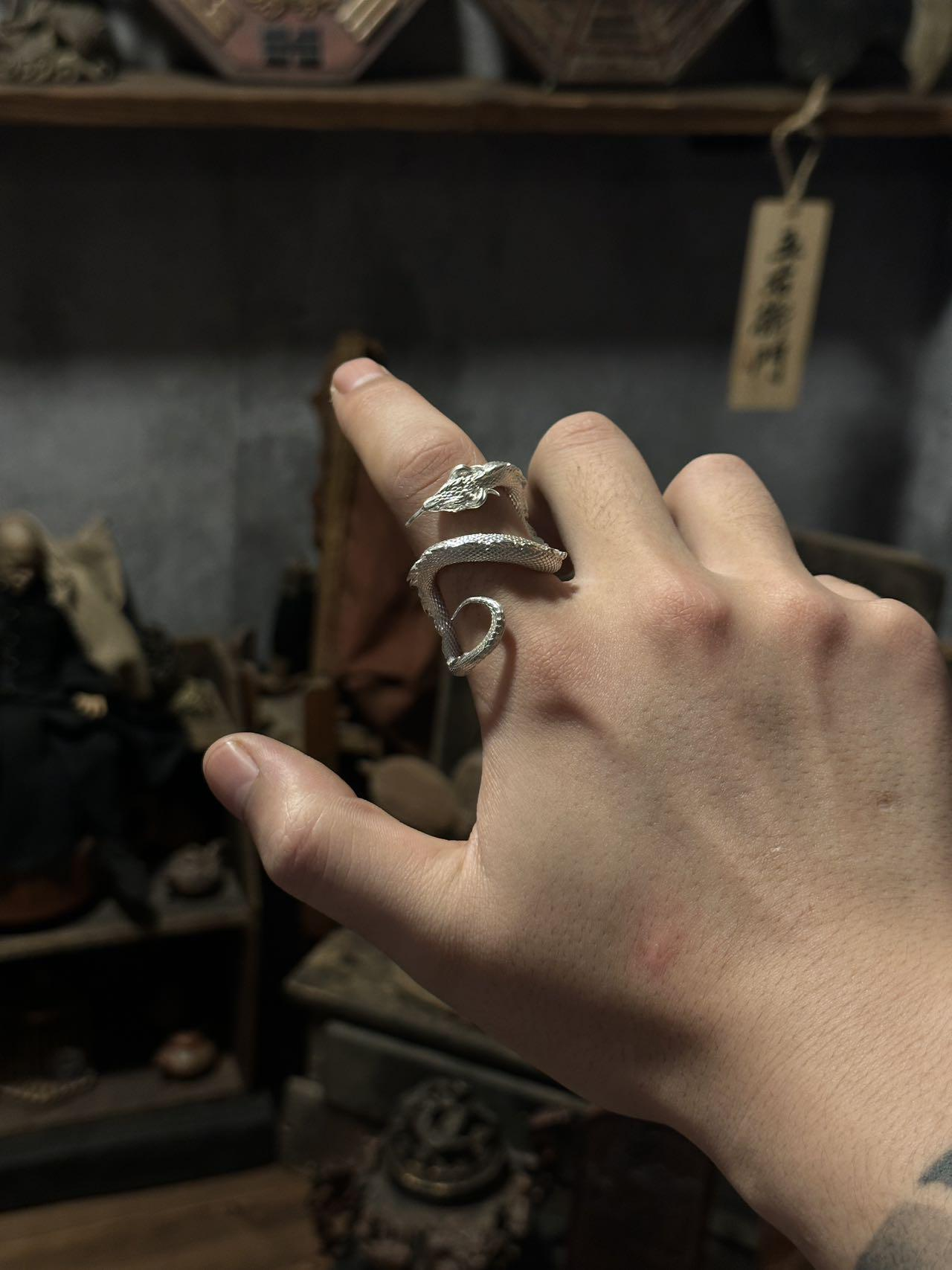 Teng Snake·Silver Evil | Chinese Mystical Artifact & Sacred Taoist Protection Amulet