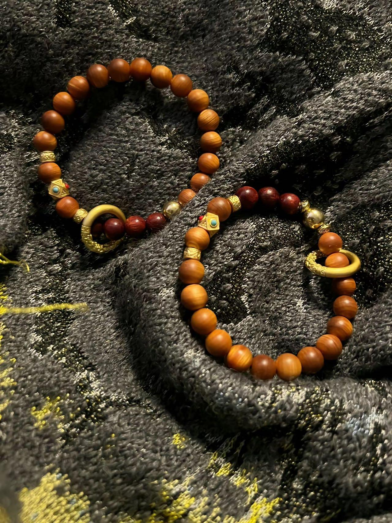 Thuja Bracelet Sacred Cedar Wood Spiritual Protection Grounding Jewelry