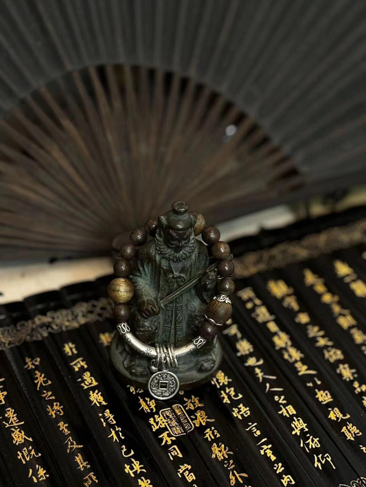 Tian Xing Lei Mu Bracelet Thunderwood Taoist Spiritual Protection Energy