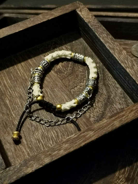 Transformation Silver Bracelet Taoist Spiritual Metamorphosis Quantum Energy Talisman